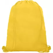 Siateczkowy plecak Oriole ściągany sznurkiem, żółty