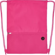 Siateczkowy plecak Oriole ściągany sznurkiem, różowy