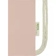 Orissa  plecak ściągany sznurkiem z bawełny organicznej z certyfikatem GOTS o gramaturze 100 g/m², różowy