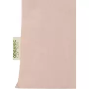 Orissa  torba na zakupy z bawełny organicznej z certyfikatem GOTS o gramaturze 100 g/m², różowy