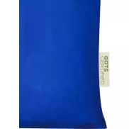 Orissa  torba na zakupy z bawełny organicznej z certyfikatem GOTS o gramaturze 100 g/m², niebieski