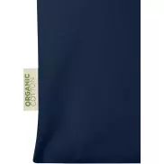 Orissa  torba na zakupy z bawełny organicznej z certyfikatem GOTS o gramaturze 100 g/m², niebieski