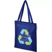 Sai Torba na zakupy z plastiku z recyclingu, niebieski