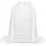 Siateczkowy plecak ściągany sznurkiem Nadi, biały