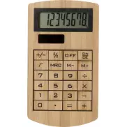 Kalkulator Eugene wykonany z bambusa, piasek pustyni