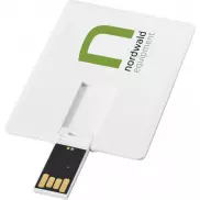 Karta z pamięcią USB Slim 2GB, biały