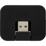 Rozdzielacz USB Gaia 4-portowy, czarny