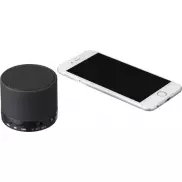 Głośnik Bluetooth® Duck z gumowanym wykończeniem, czarny