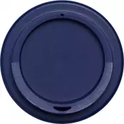 Kubek termiczny z serii Americano® o pojemności 350 ml z uchwytem, czarny, niebieski