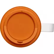 Kubek termiczny z serii Americano® Grande o pojemności 350 ml, biały, pomarańczowy