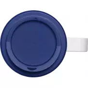 Kubek termiczny z serii Brite-Americano Grande o pojemności 350 ml, biały, niebieski