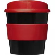 Kubek z serii Americano® Primo o pojemności 250 ml z uchwytem, czarny, czerwony