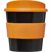 Kubek z serii Americano® Primo o pojemności 250 ml z uchwytem, czarny, pomarańczowy