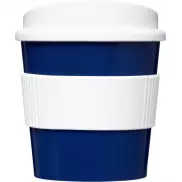 Kubek z serii Americano® Primo o pojemności 250 ml z uchwytem, niebieski, biały