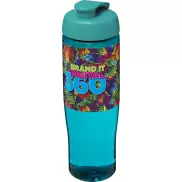 Bidon H2O Tempo® o pojemności 700 ml z wieczkiem zaciskowym, niebieski
