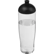 Bidon H2O Tempo® o pojemności 700 ml z wypukłym wieczkiem, biały, czarny