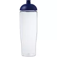 Bidon H2O Tempo® o pojemności 700 ml z wypukłym wieczkiem, biały, niebieski