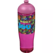 Bidon H2O Tempo® o pojemności 700 ml z wypukłym wieczkiem, różowy
