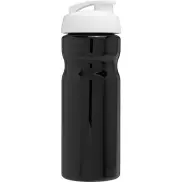 Bidon H2O Base® o pojemności 650 ml z wieczkiem zaciskowym, czarny, biały