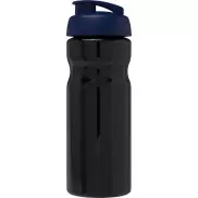 Bidon H2O Base® o pojemności 650 ml z wieczkiem zaciskowym, czarny, niebieski