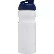 Bidon H2O Base® o pojemności 650 ml z wieczkiem zaciskowym, biały, niebieski