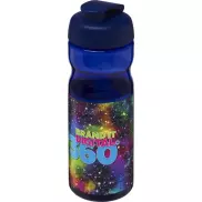 Bidon H2O Base® o pojemności 650 ml z wieczkiem zaciskowym, niebieski
