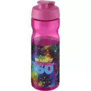 Bidon H2O Base® o pojemności 650 ml z wieczkiem zaciskowym, różowy, różowy