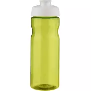 Bidon H2O Base® o pojemności 650 ml z wieczkiem zaciskowym, zielony, biały