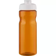 Bidon H2O Base® o pojemności 650 ml z wieczkiem zaciskowym, pomarańczowy, biały