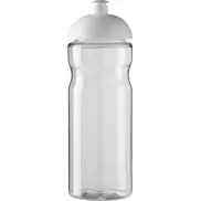 Bidon H2O Base® o pojemności 650 ml z wypukłym wieczkiem, biały, biały