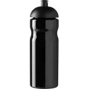 Bidon H2O Base® o pojemności 650 ml z wypukłym wieczkiem, czarny