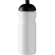 Bidon H2O Base® o pojemności 650 ml z wypukłym wieczkiem, biały, czarny