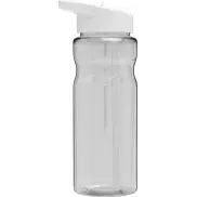 Bidon H2O Base® o pojemności 650 ml z wieczkiem z słomką, biały, biały