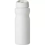 Bidon H2O Base® o pojemności 650 ml z wieczkiem z słomką, biały