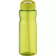 Bidon H2O Base® o pojemności 650 ml z wieczkiem z słomką, zielony, zielony