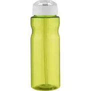 Bidon H2O Base® o pojemności 650 ml z wieczkiem z słomką, zielony, biały