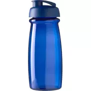 Bidon H2O Pulse® o pojemności 600 ml z wieczkiem zaciskowym, niebieski