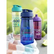 Bidon H2O Pulse® o pojemności 600 ml z wieczkiem zaciskowym, biały, zielony
