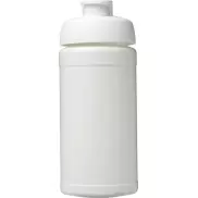 Bidon Baseline® Plus o pojemności 500 ml z wieczkiem zaciskowym, biały