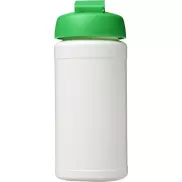 Bidon Baseline® Plus o pojemności 500 ml z wieczkiem zaciskowym, biały, zielony