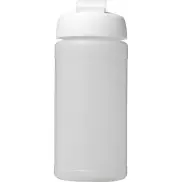 Bidon Baseline® Plus o pojemności 500 ml z wieczkiem zaciskowym, biały, biały