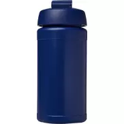 Bidon Baseline® Plus o pojemności 500 ml z wieczkiem zaciskowym, niebieski