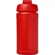 Bidon Baseline® Plus o pojemności 500 ml z wieczkiem zaciskowym, czerwony