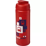 Bidon Baseline® Plus o pojemności 750 ml z wieczkiem zaciskowym, czerwony