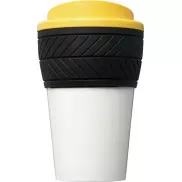 Kubek termiczny z serii Brite-Americano® tyre o pojemności 350 ml, żółty
