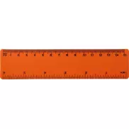 Linijka Rothko PP o długości 15 cm, pomarańczowy
