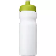 Bidon Baseline® Plus o pojemności 650 ml, biały, zielony