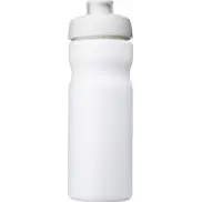 Bidon Baseline® Plus o pojemności 650 ml z otwieranym wieczkiem, biały