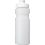 Bidon Baseline® Plus o pojemności 650 ml z otwieranym wieczkiem, biały, biały