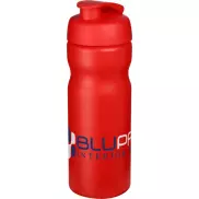 Bidon Baseline® Plus o pojemności 650 ml z otwieranym wieczkiem, czerwony